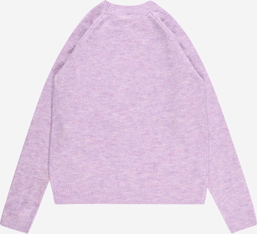 Pieces Kids Sweter w kolorze fioletowy