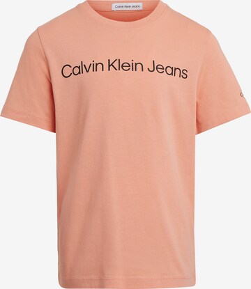 Calvin Klein Jeans Shirt in Orange: front