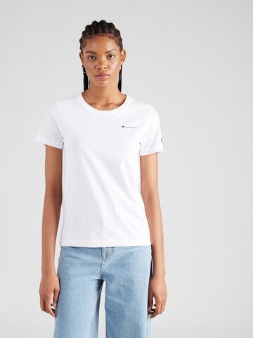 Champion Authentic Athletic Apparel T-Shirt in Weiß: Vorderseite