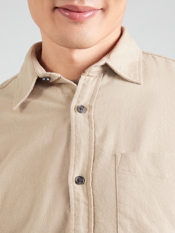 Coupe regular Chemise 'JJJAMES' JACK & JONES en beige