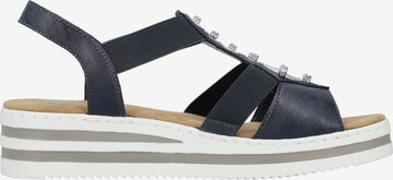 Rieker - Sandalias en azul