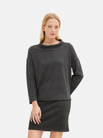 TOM TAILOR Pullover in Schwarz