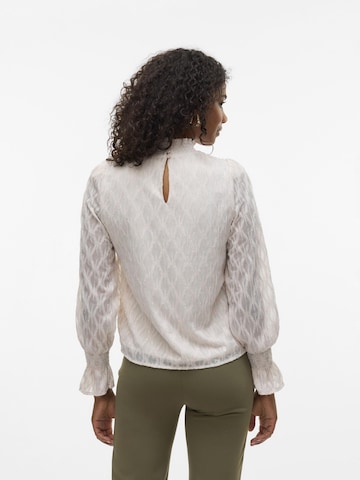 Chemisier 'NOLITA ' VERO MODA en beige