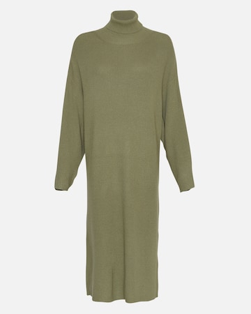 MSCH COPENHAGEN فستان مُحاك 'Magnea' بلون أخضر: الأمام