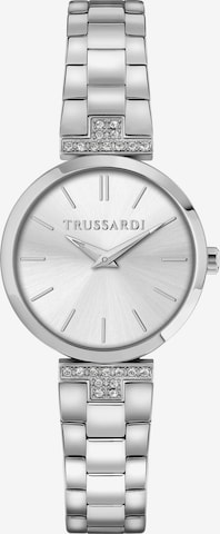 Trussardi Analoguhr in Silber: Vorderseite