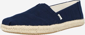 TOMS حذاء قماشي 'ALPARGATA ROPE' بلون أزرق: الأمام