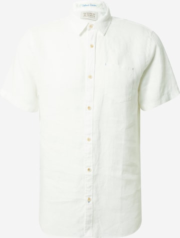 SCOTCH & SODA Regular fit Button Up Shirt in White: front