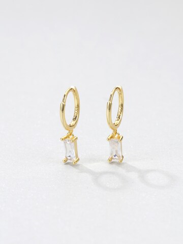 Hey Happiness Ohrringe 'Baguette' in Gold