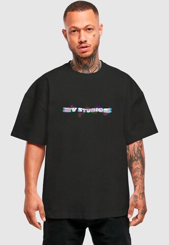 2Y Studios T-Shirt 'Wavy' in Schwarz: Vorderseite