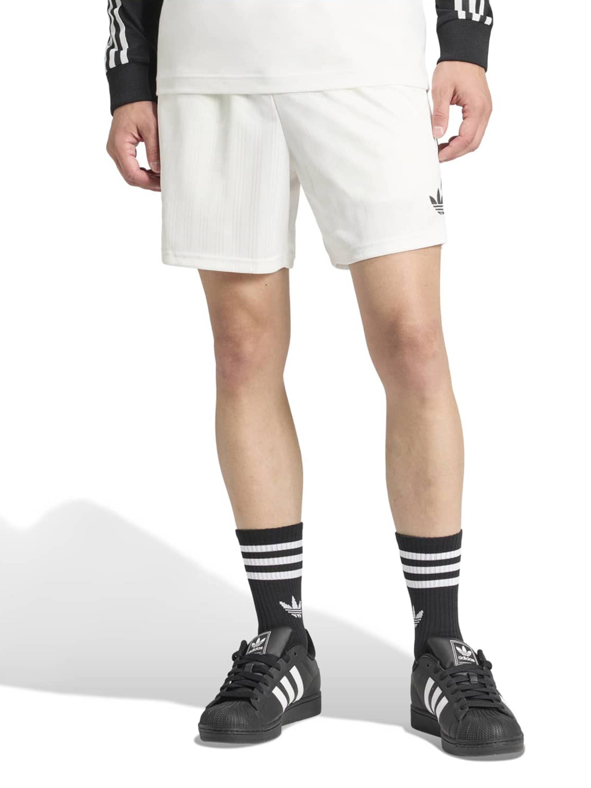 balts ADIDAS PERFORMANCE Standarta Sporta bikses 'JUVE OG': no priekšpuses