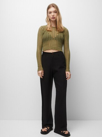 Pull&Bear Loosefit Hose in Schwarz: Vorderseite