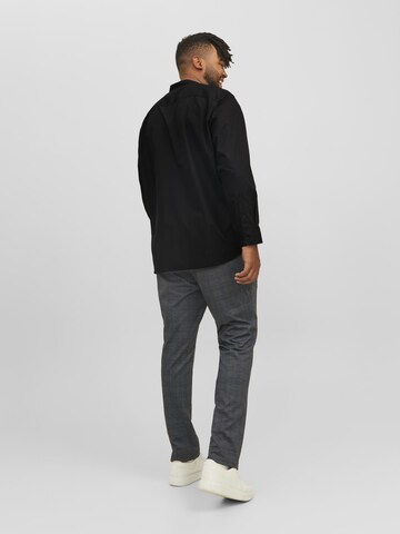 Jack & Jones Plus Slim fit Overhemd in Zwart