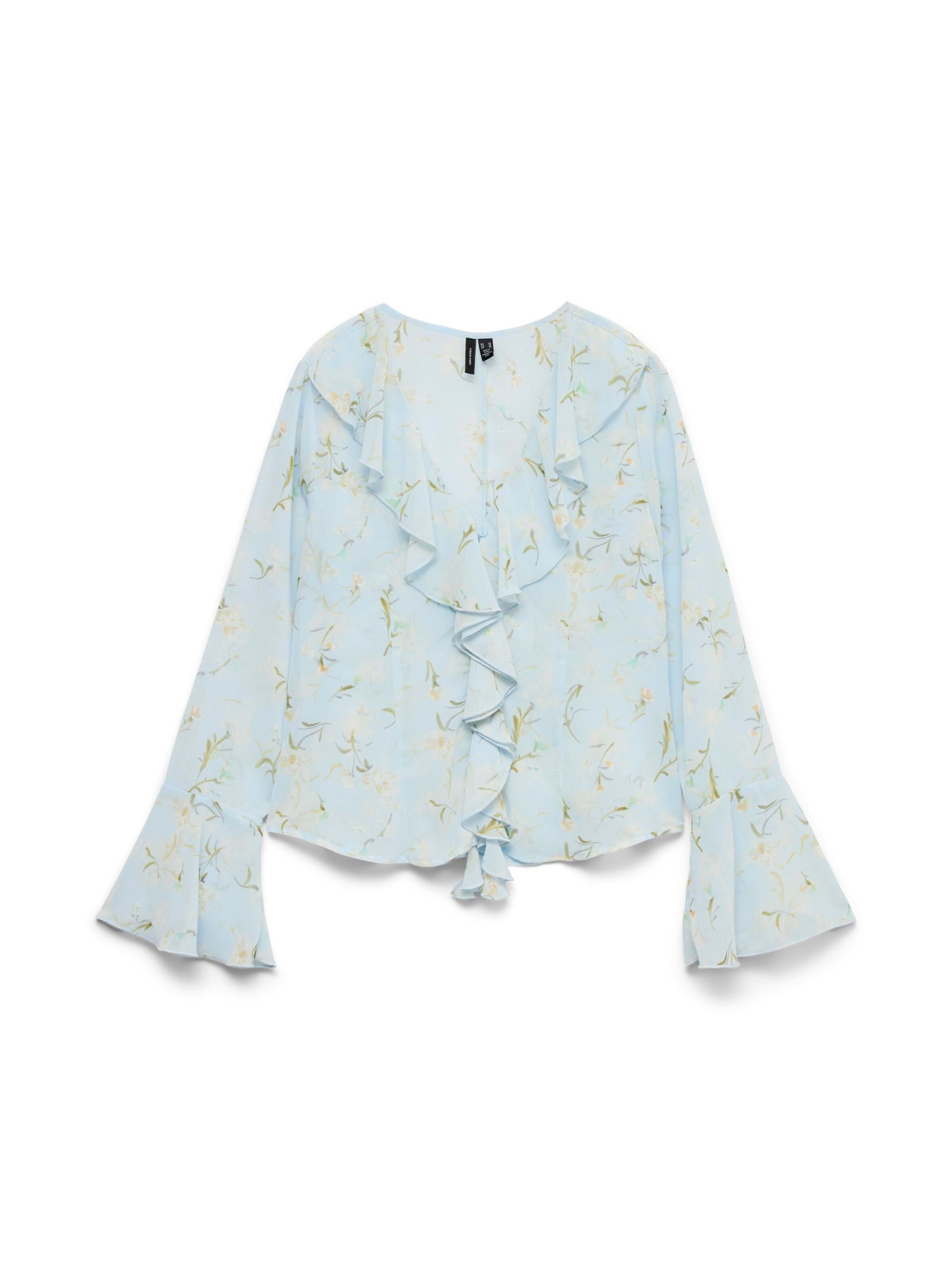 VERO MODA Blouse 'VMSigne' in Blauw: voorkant