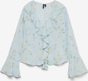 VERO MODA Blouse 'VMSigne' in Blauw: voorkant