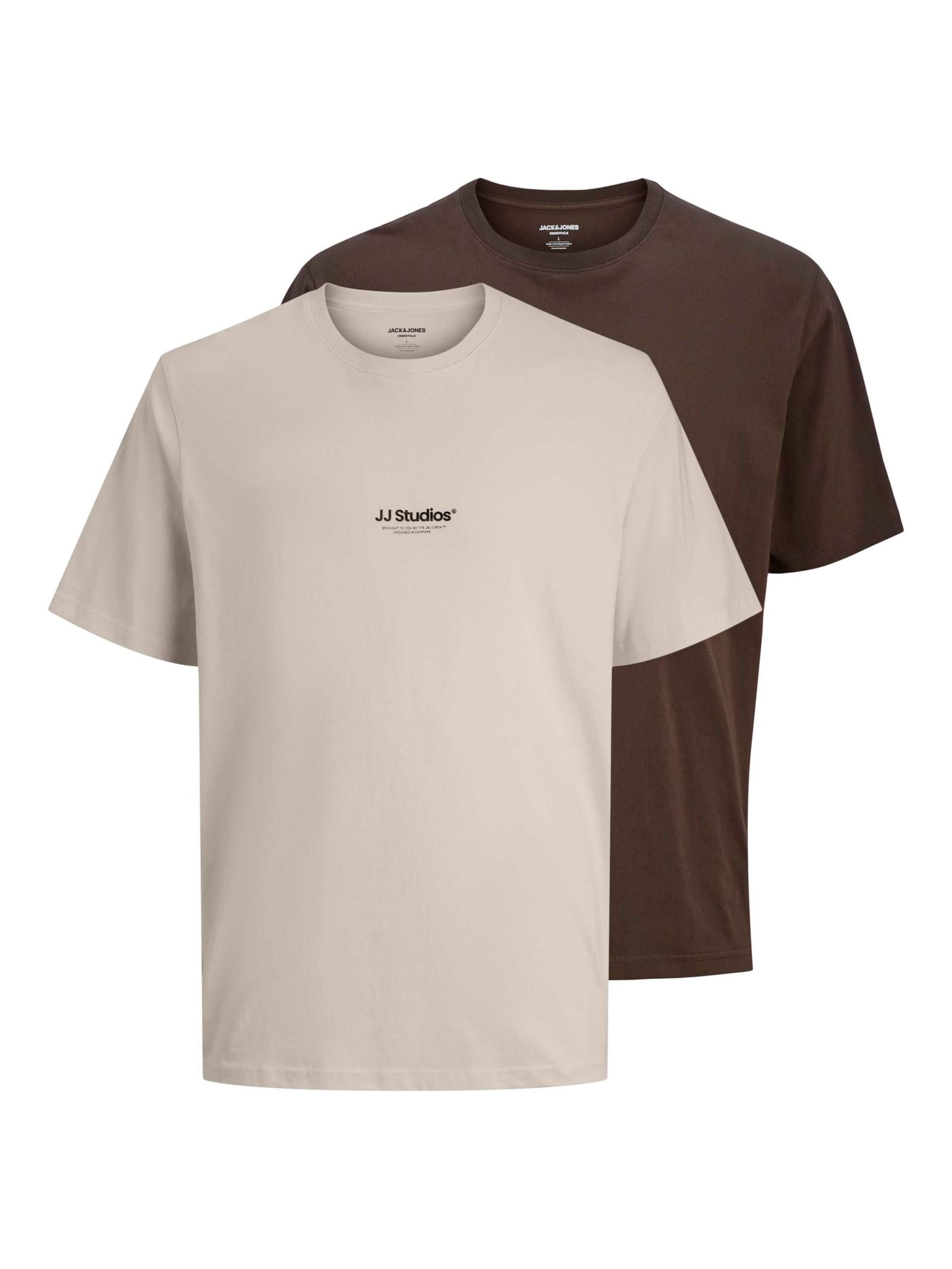 JACK & JONES Shirt 'JJESoho' in Brown: front