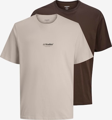 JACK & JONES - Camiseta 'JJESoho' en marrón: frente