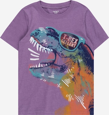 Carter's Shirt 'DINO' in Lila: voorkant