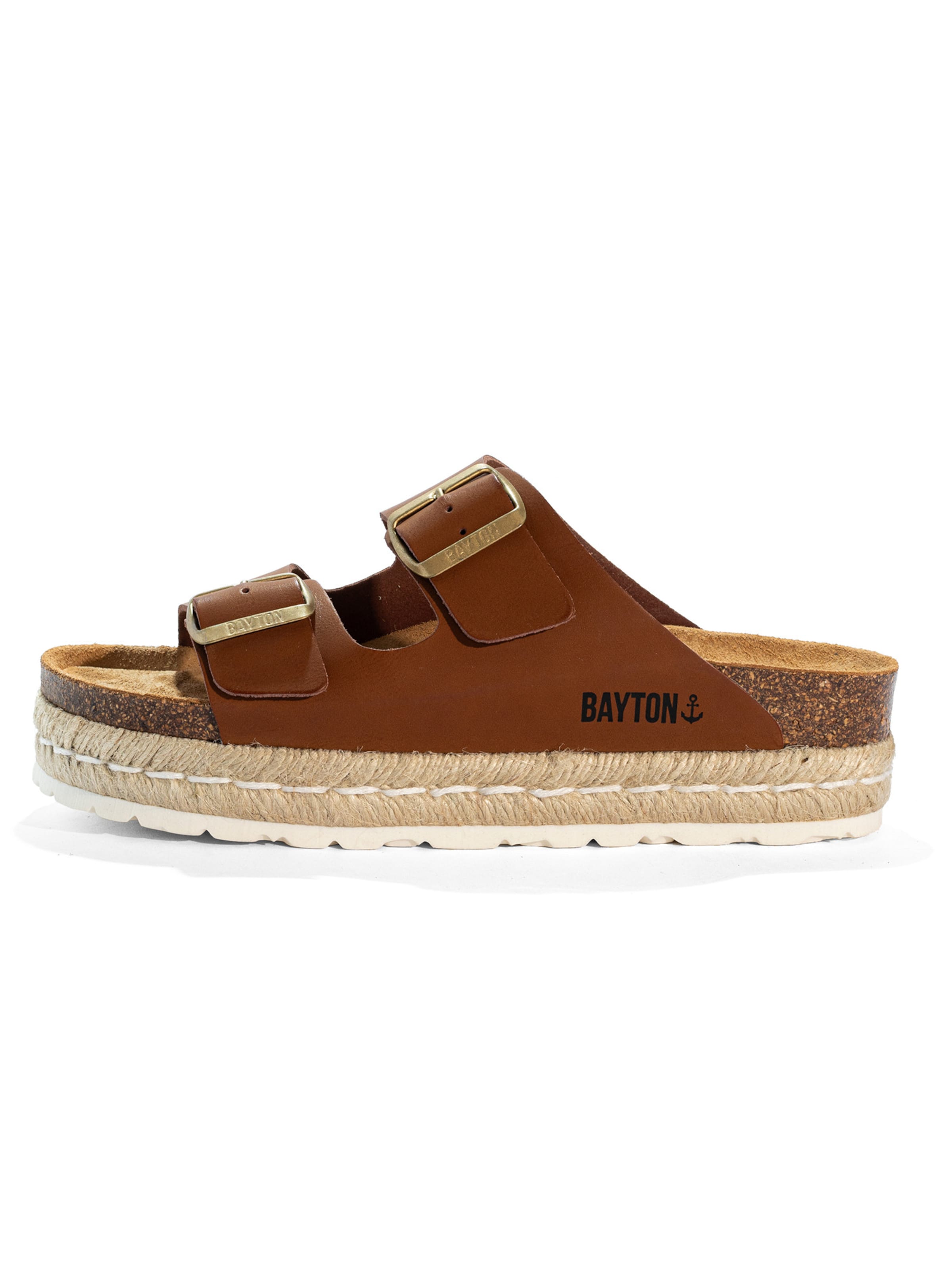 Bayton Pantofle 'ALCEE' – hnědá: přední strana