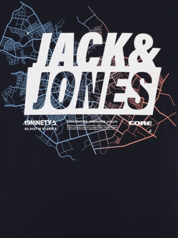 Jack & Jones Plus - Camiseta 'MAP' en azul