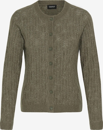 Oxmo Gebreid vest 'Sinva'' in Groen: voorkant