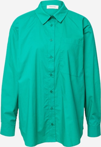 Camicia da donna 'Tapir' di modström in verde: frontale