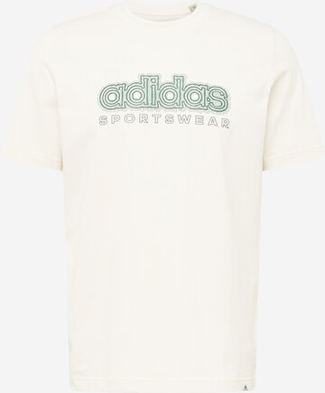 ADIDAS SPORTSWEAR - Camisa funcionais em branco: frente