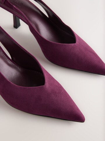 Next - Zapatos destalonado en lila