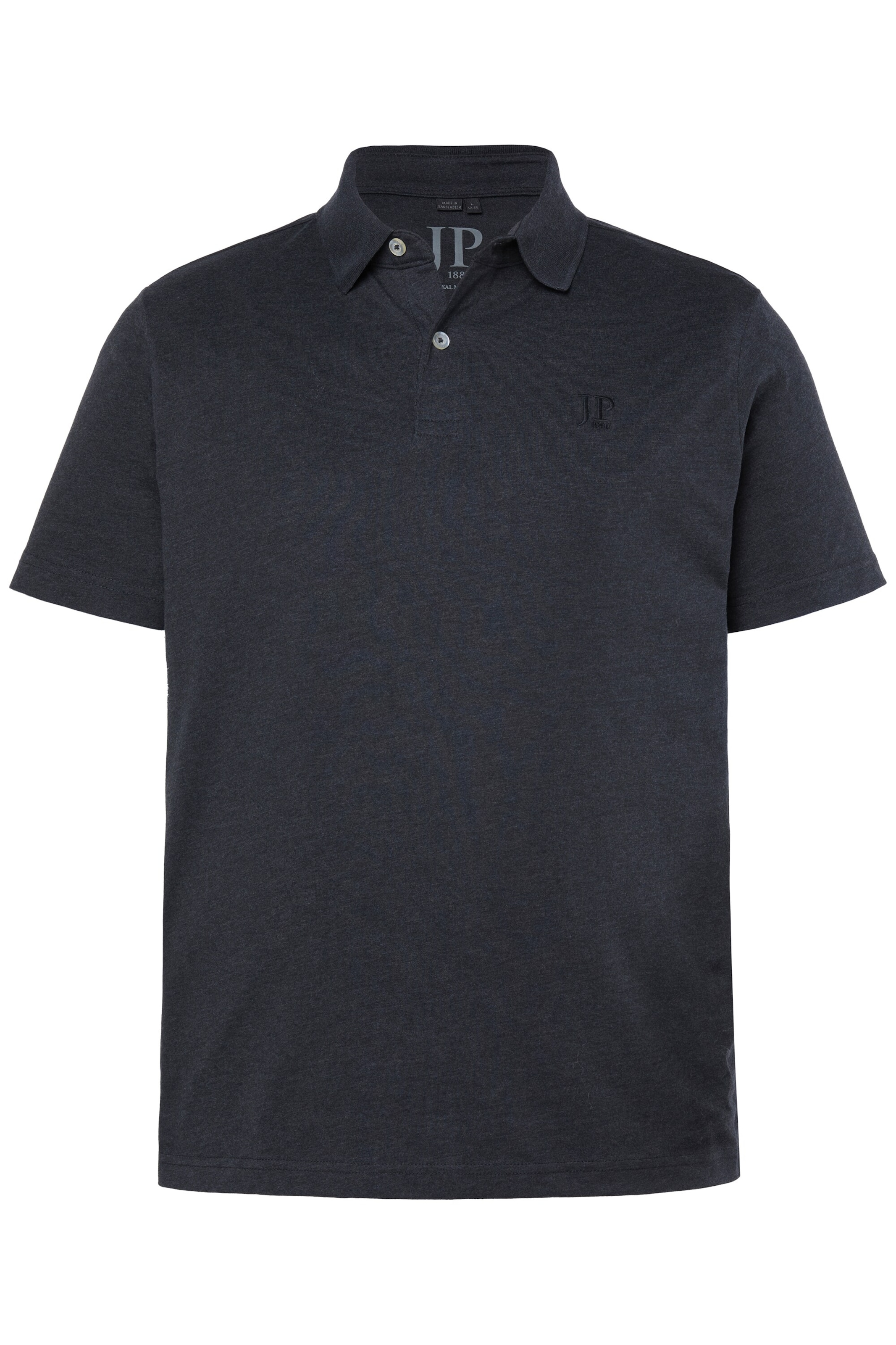 JP1880 Poloshirt in Schwarz: Vorderseite