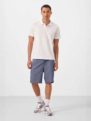 Tommy Life - Perna larga Calças chino em azul