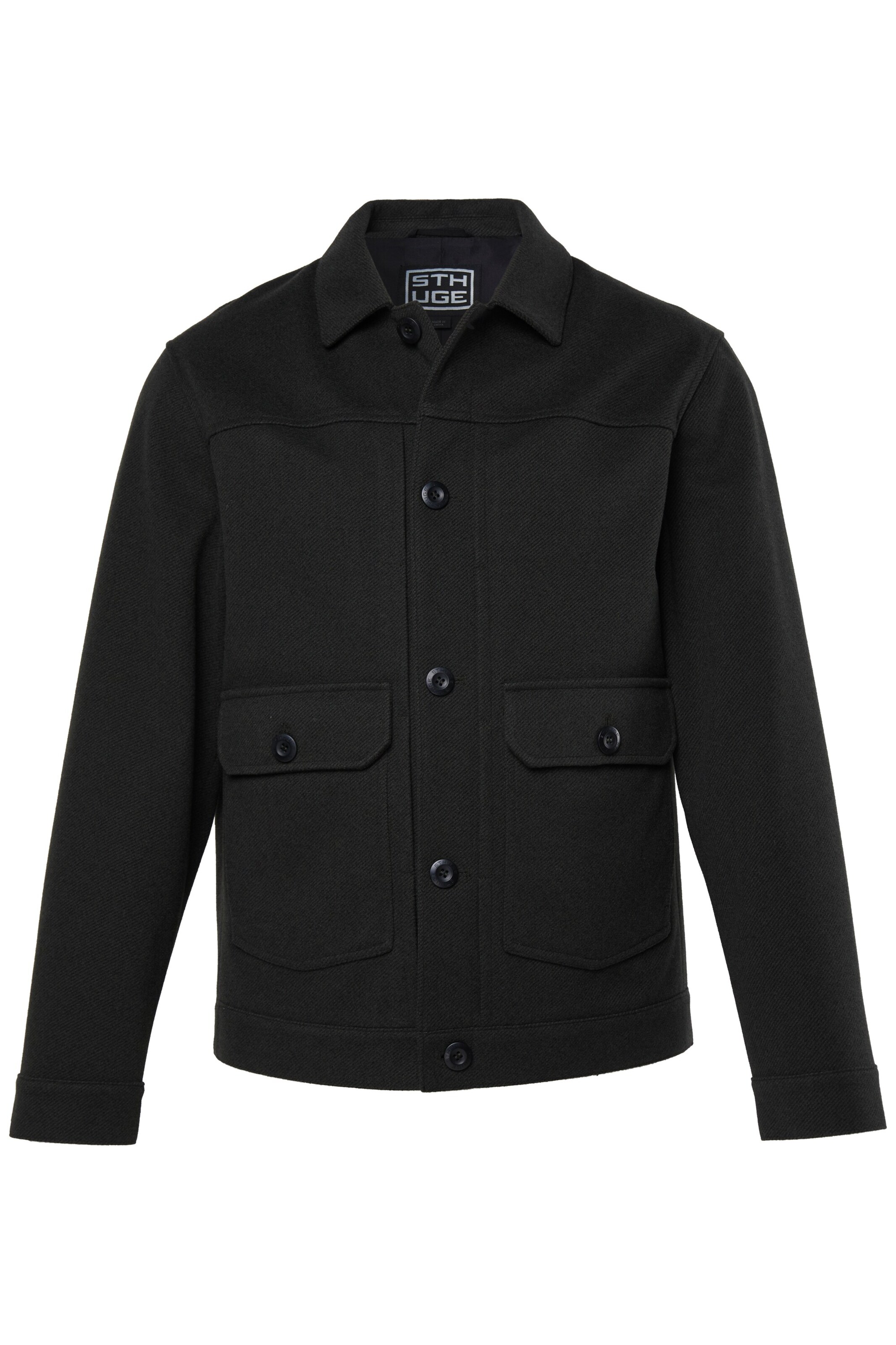 STHUGE Between-Season Jacket in Green: front