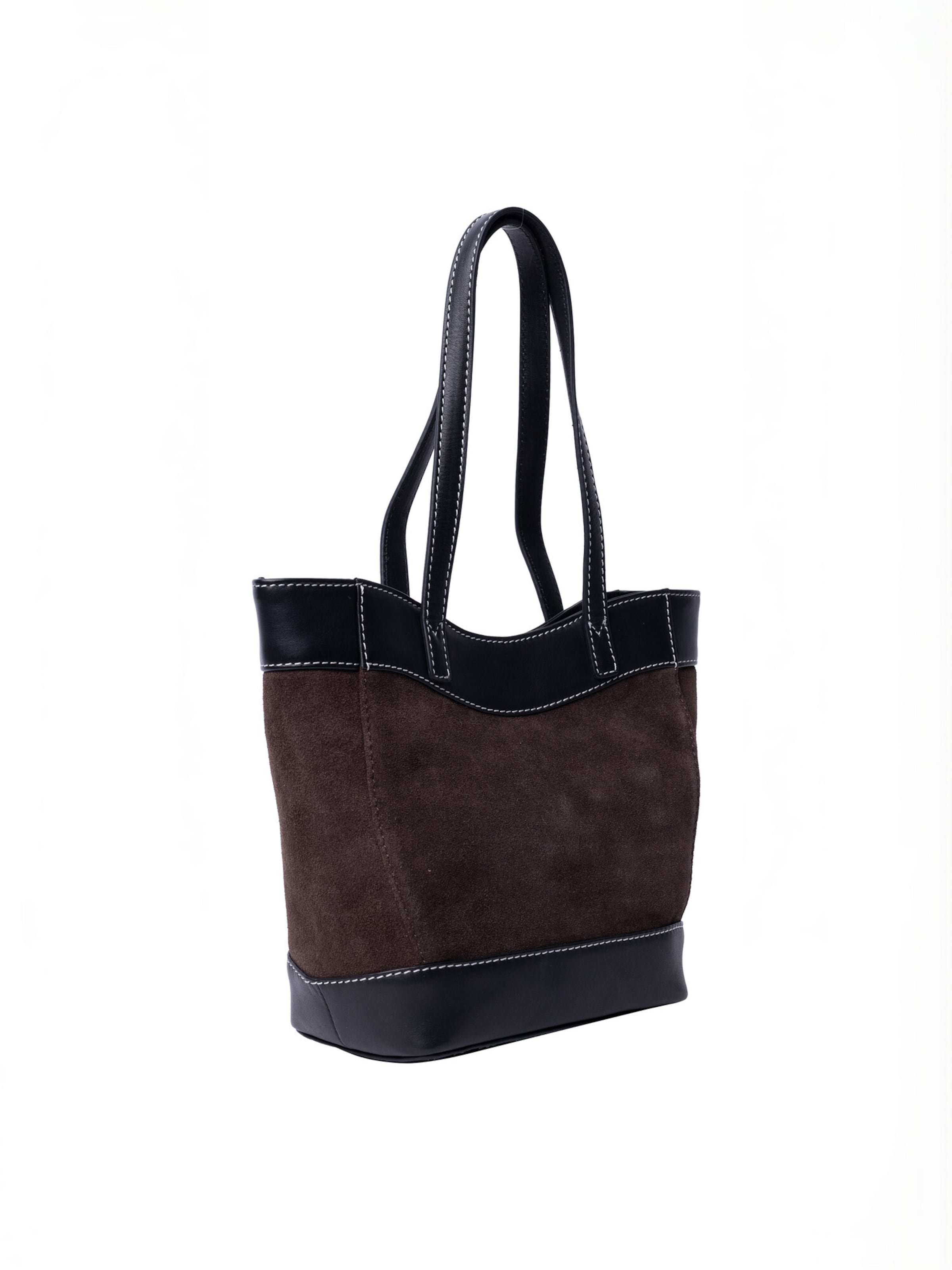 RE:DESIGNED Shopper ' Sol ' in Bruin: zijkant