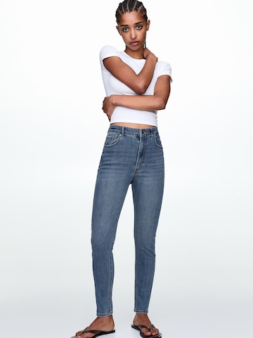 Pull&Bear Skinny Farkut värissä sininen