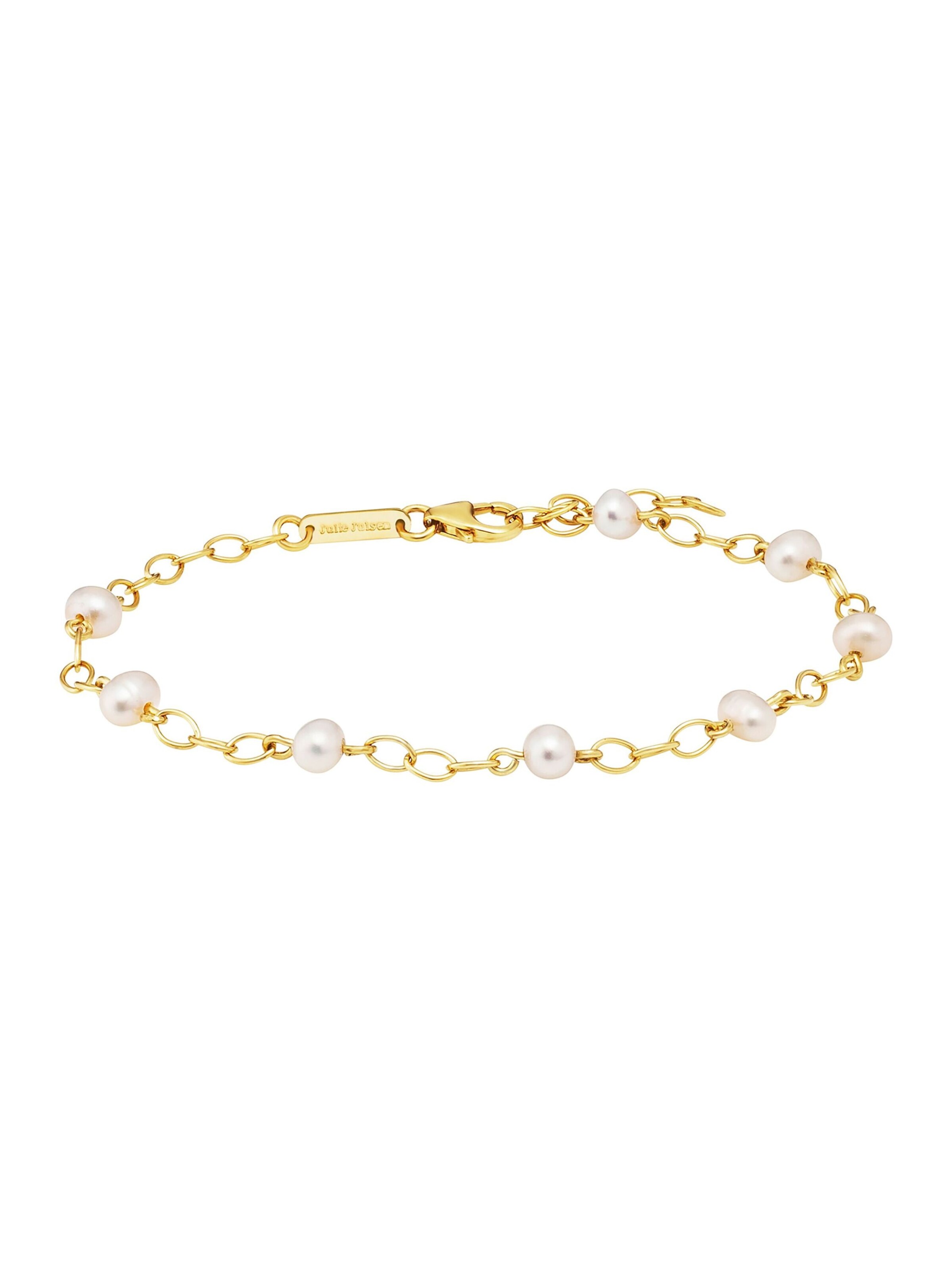 Julie Julsen Armband in Gold: Vorderseite
