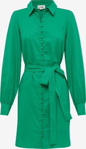 Calli Dress in Green: front