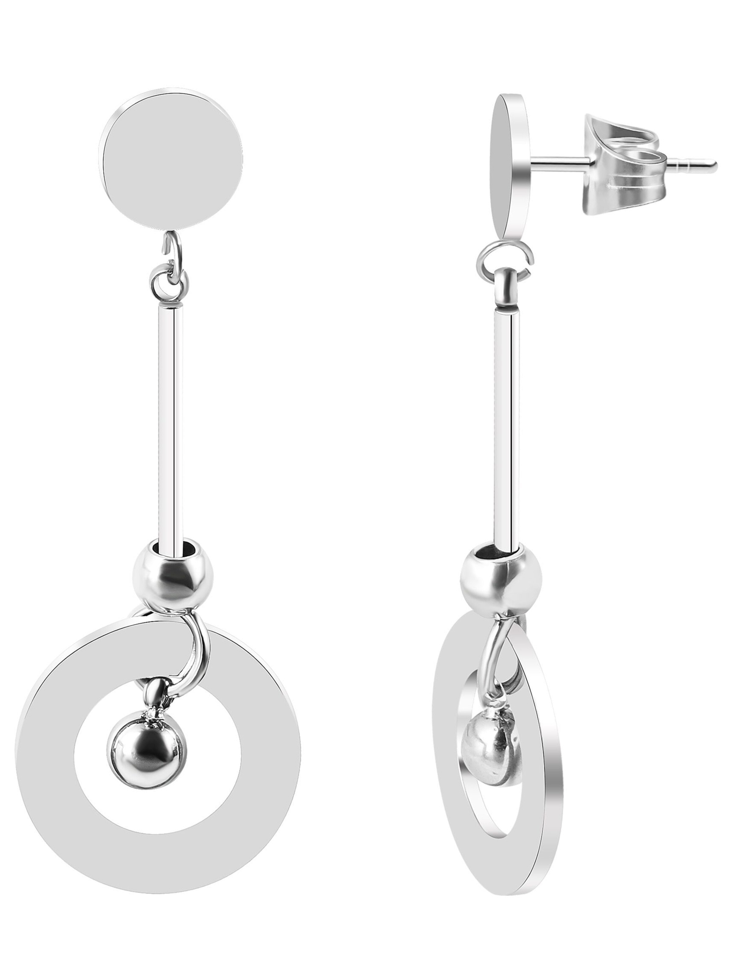 Akzent Earrings 'Moana, hautverträglich' in Silver