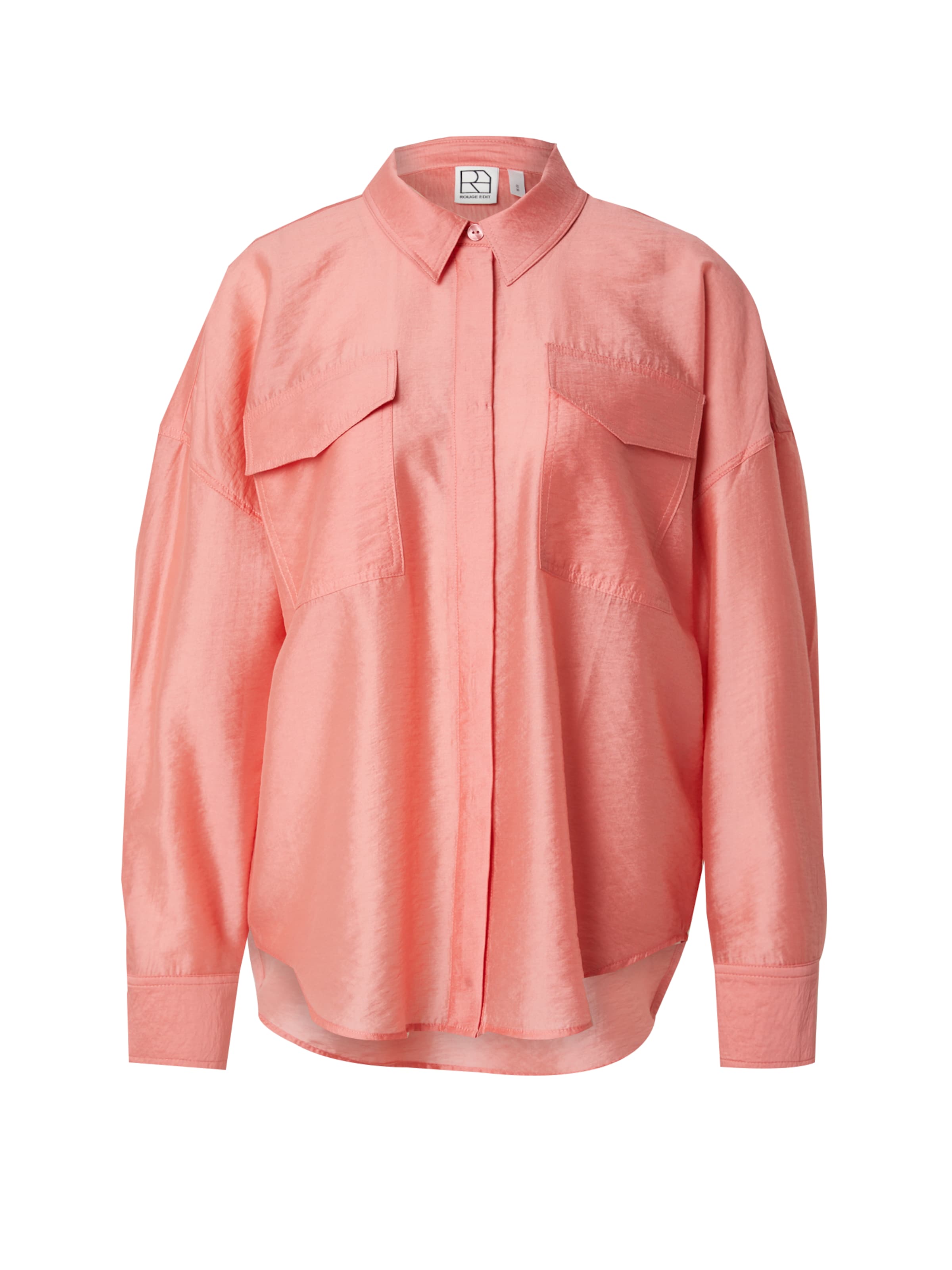 VILA ROUGE EDIT Pluus 'ROUALININE', värv roosa: eest vaates