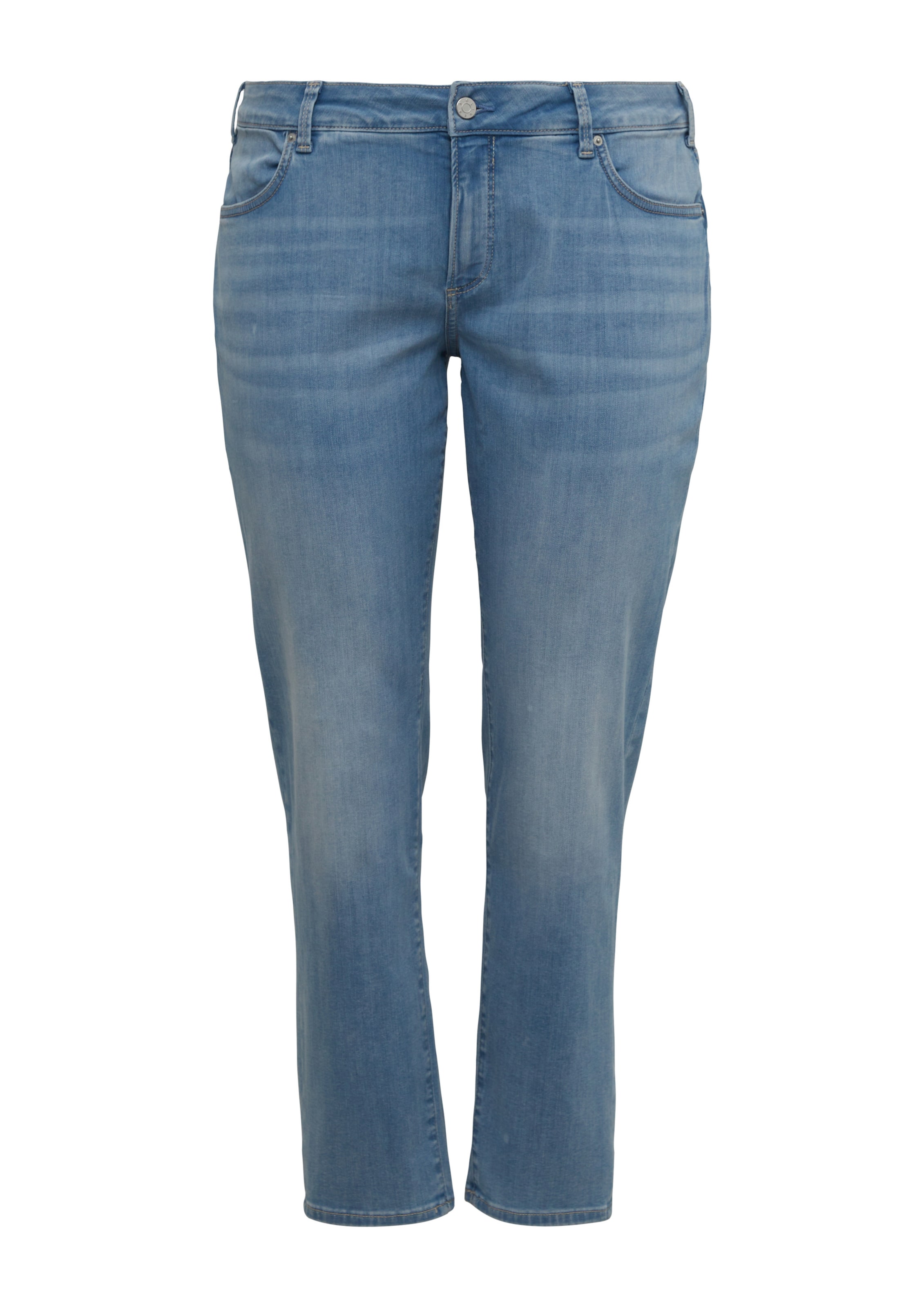 s.Oliver Red Label Plus Jeans in Blauw: voorkant