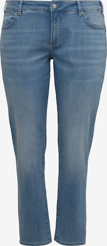 s.Oliver Tapered Jeans in Blau: Vorderseite