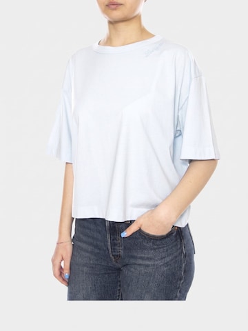 T-shirt 'BOXY TEE BEAU BLUE' Lee en bleu : devant