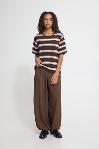 ICHI - Camiseta 'IHREBETTA' en marrón