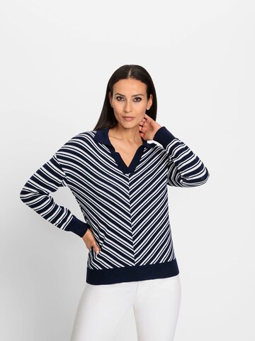 heine Trui in Blauw: voorkant