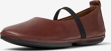 Ballerina con cinturino 'Nina' di CAMPER in rosso: frontale
