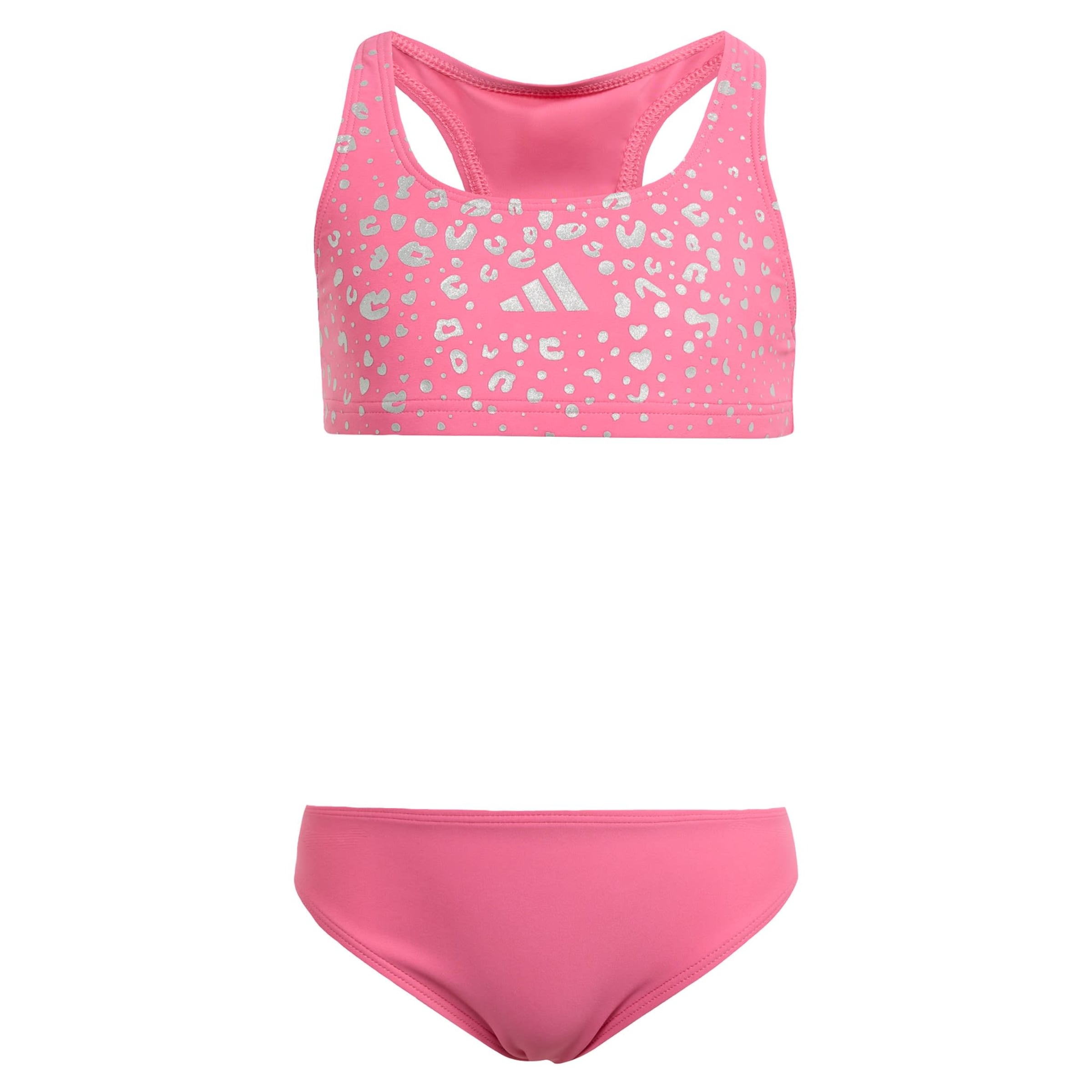 ADIDAS SPORTSWEAR Спортна плажна мода 'Glitter Bikini Set' в розово: отпред