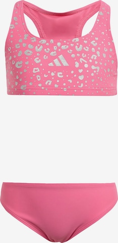 Bikini 'Glitter Bikini Set' di ADIDAS SPORTSWEAR in rosa: frontale