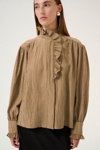 KAREN BY SIMONSEN Bluse 'Trace ' i beige: forside
