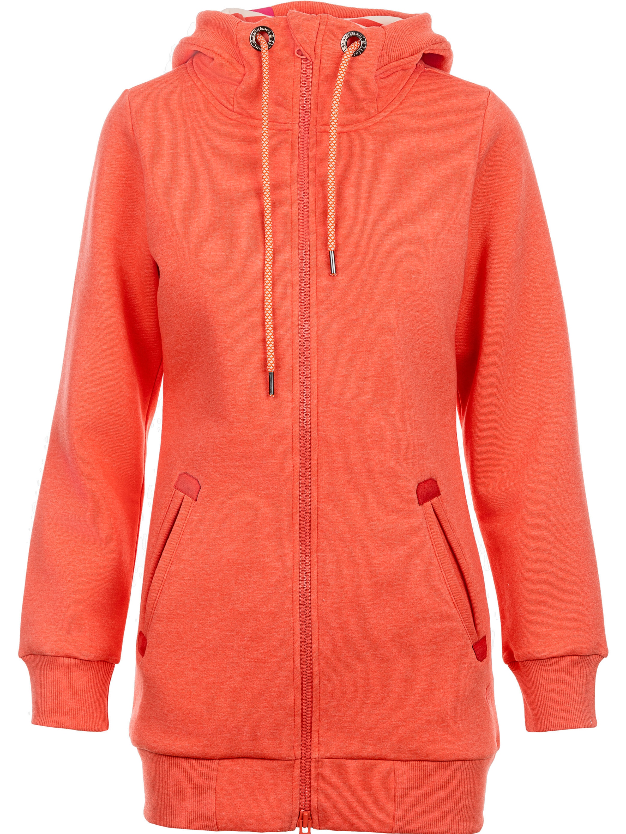 Veste de survêtement 'Kraug' salzhaut en orange : devant