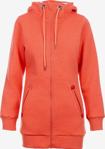 Veste de survêtement 'Kraug' salzhaut en orange : devant
