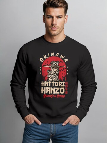 Neverless Sweatshirt 'Hattori Hanzo' in Black