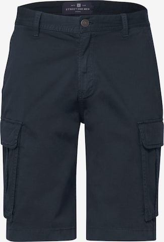 Street One MEN Shorts in Blau: Vorderseite