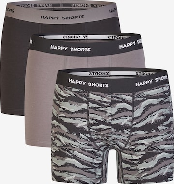 Boxers Happy Shorts en gris : devant